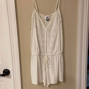 Old Navy white romper